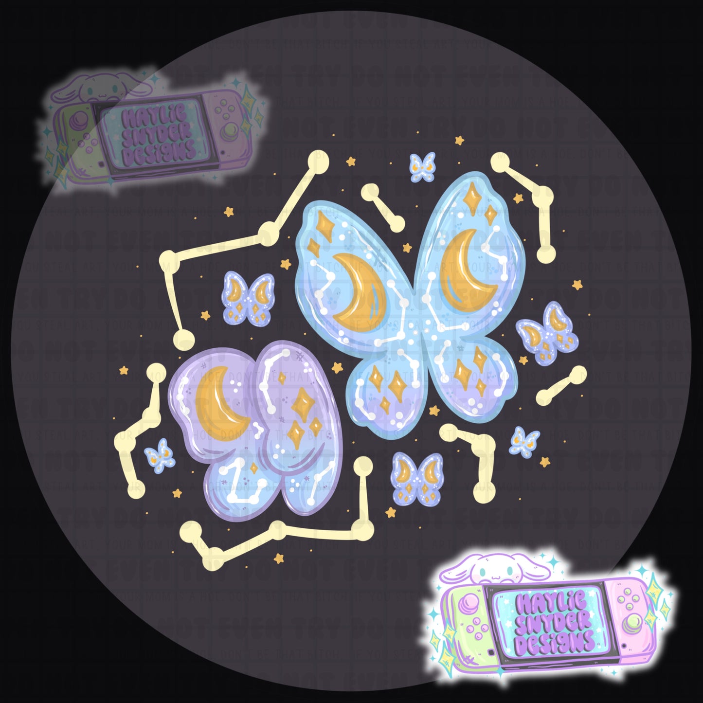 Cosmic Butterflies PNG