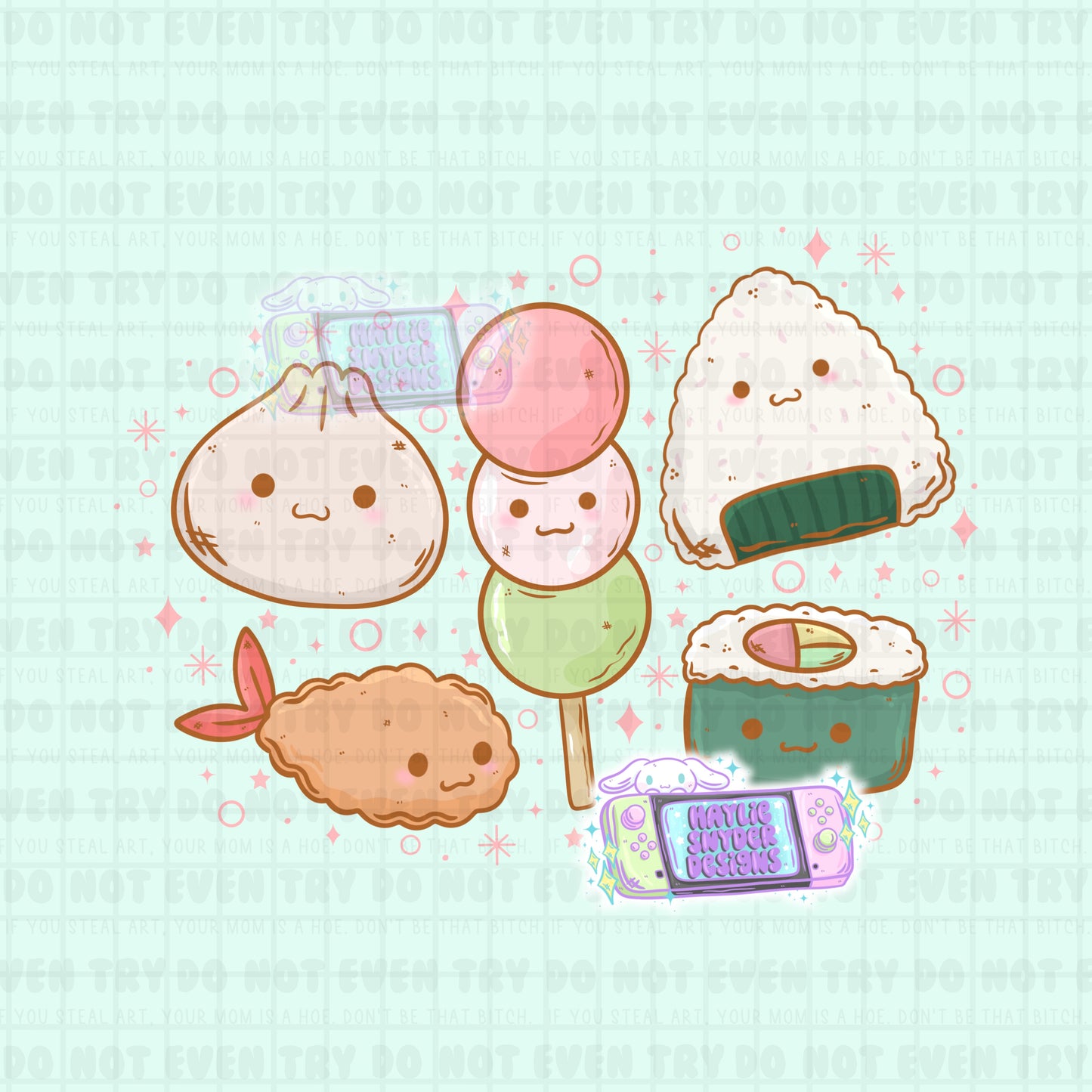 Kawaii Sushi PNG