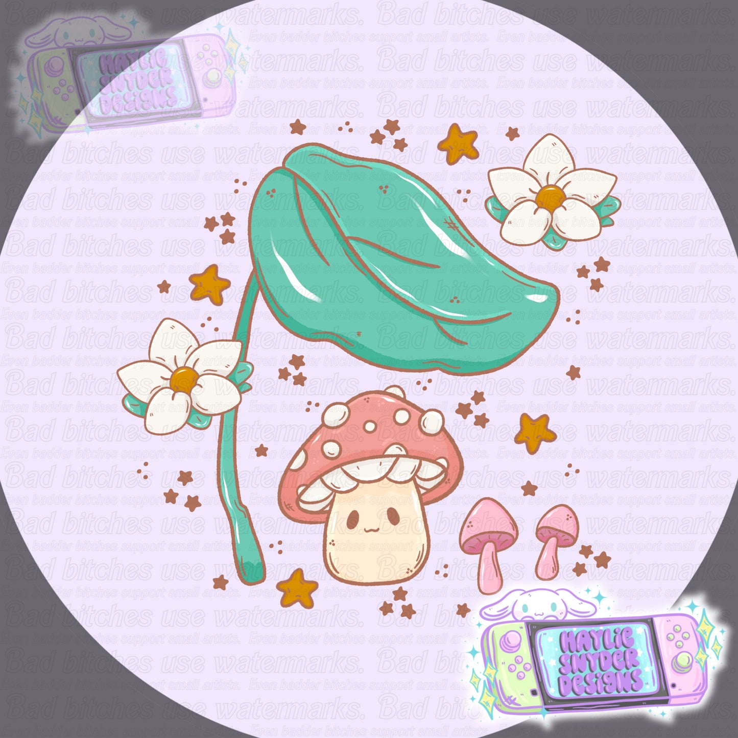 Kawaii Mushies PNG
