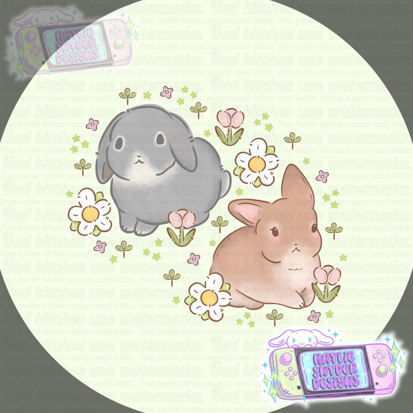 Bunny Garden PNG