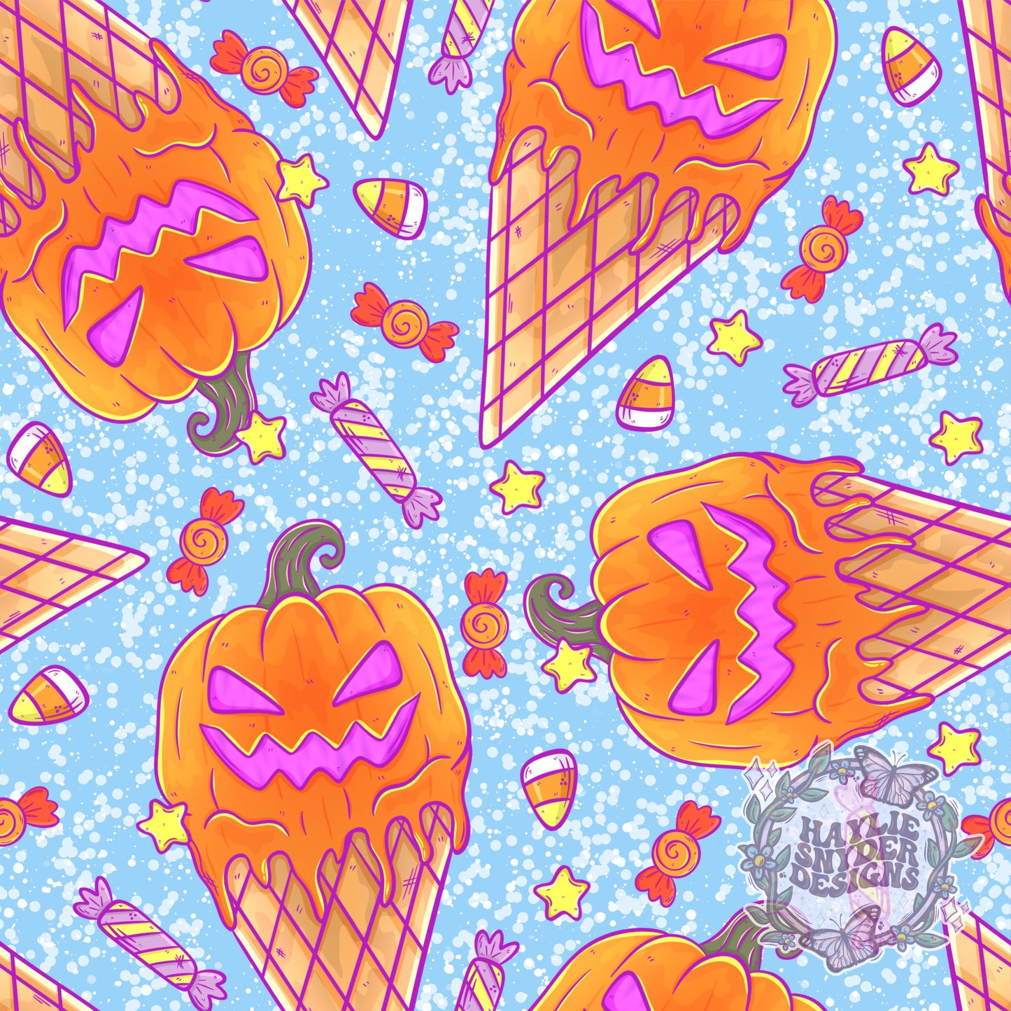 Pumpkin Cones Blue