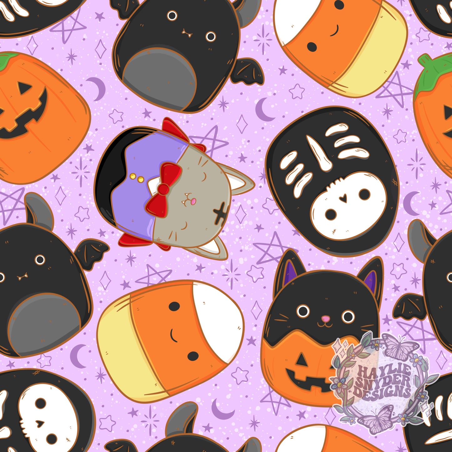 Squish Halloween Light Purple