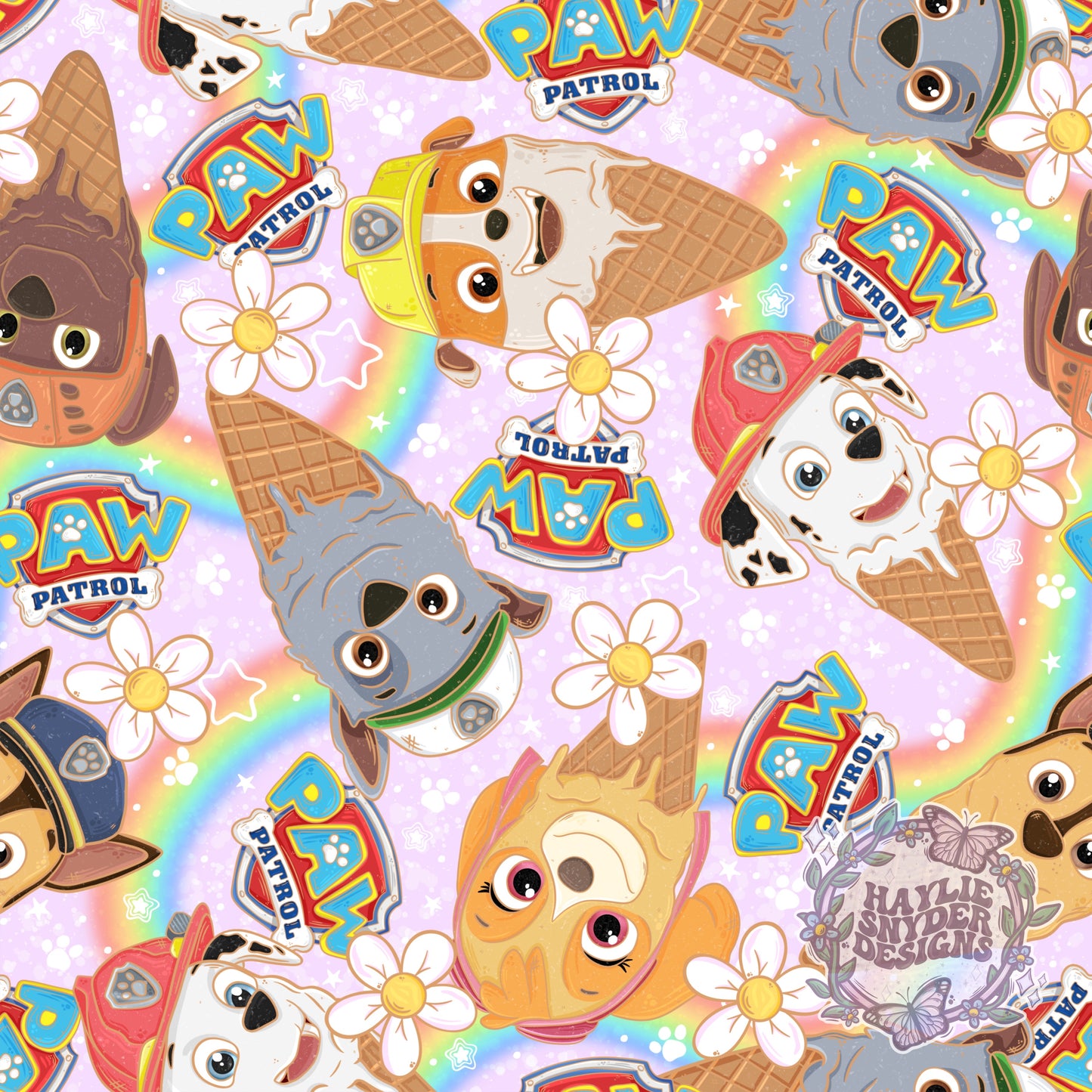 Rescue Pups Cones Rainbow