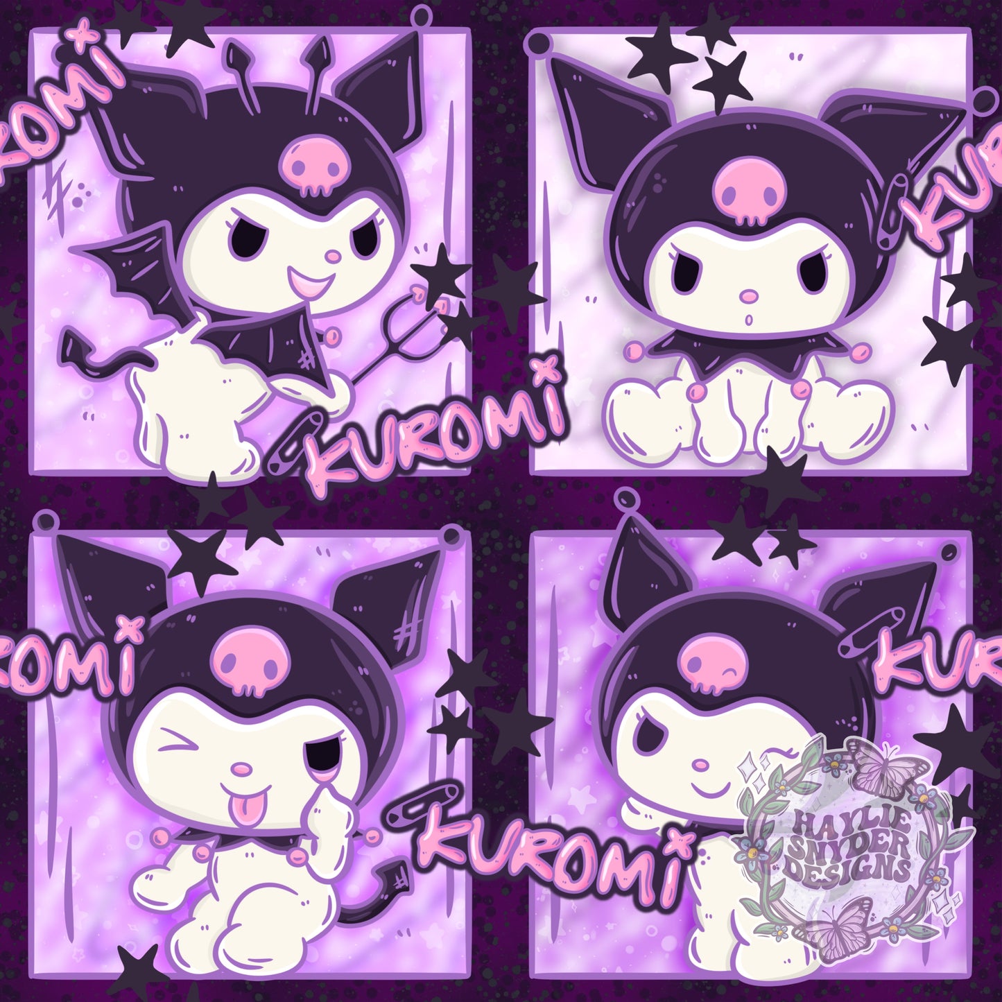 Rabbit Collage (choose your colorway)