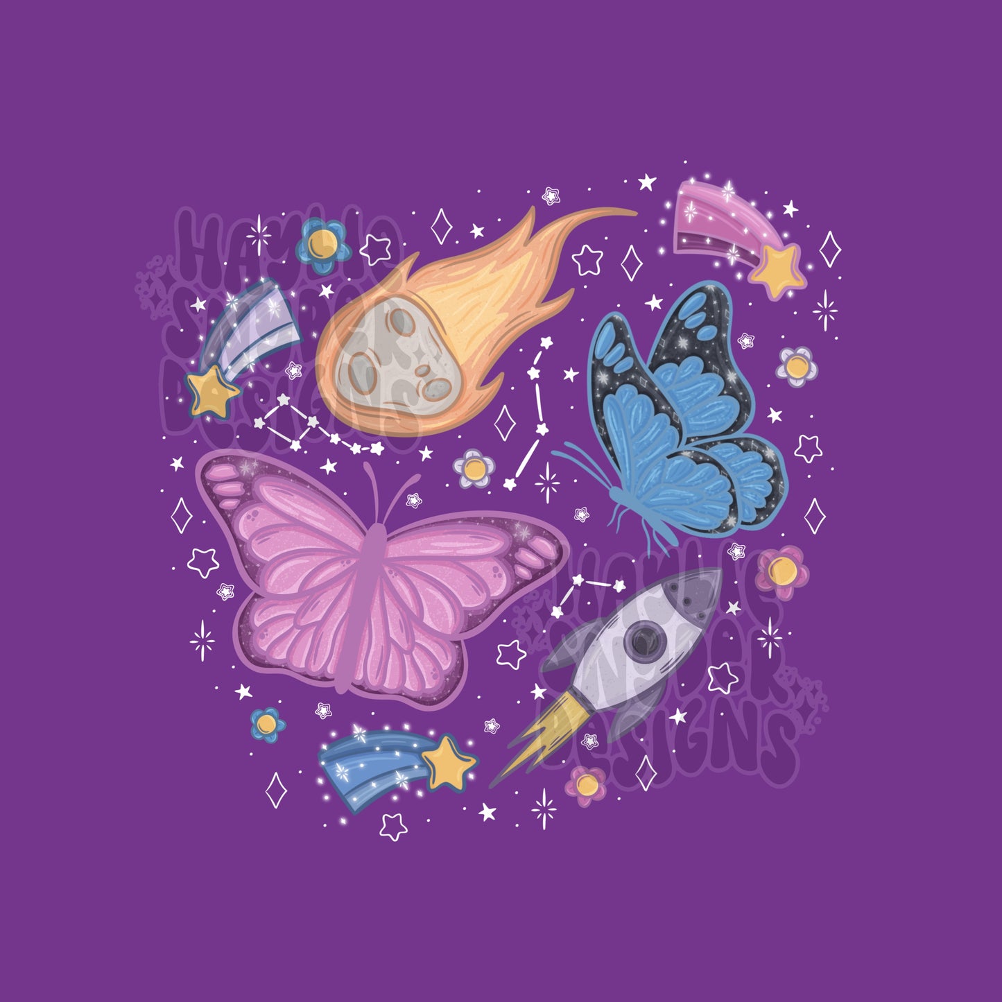Purple Space PNG