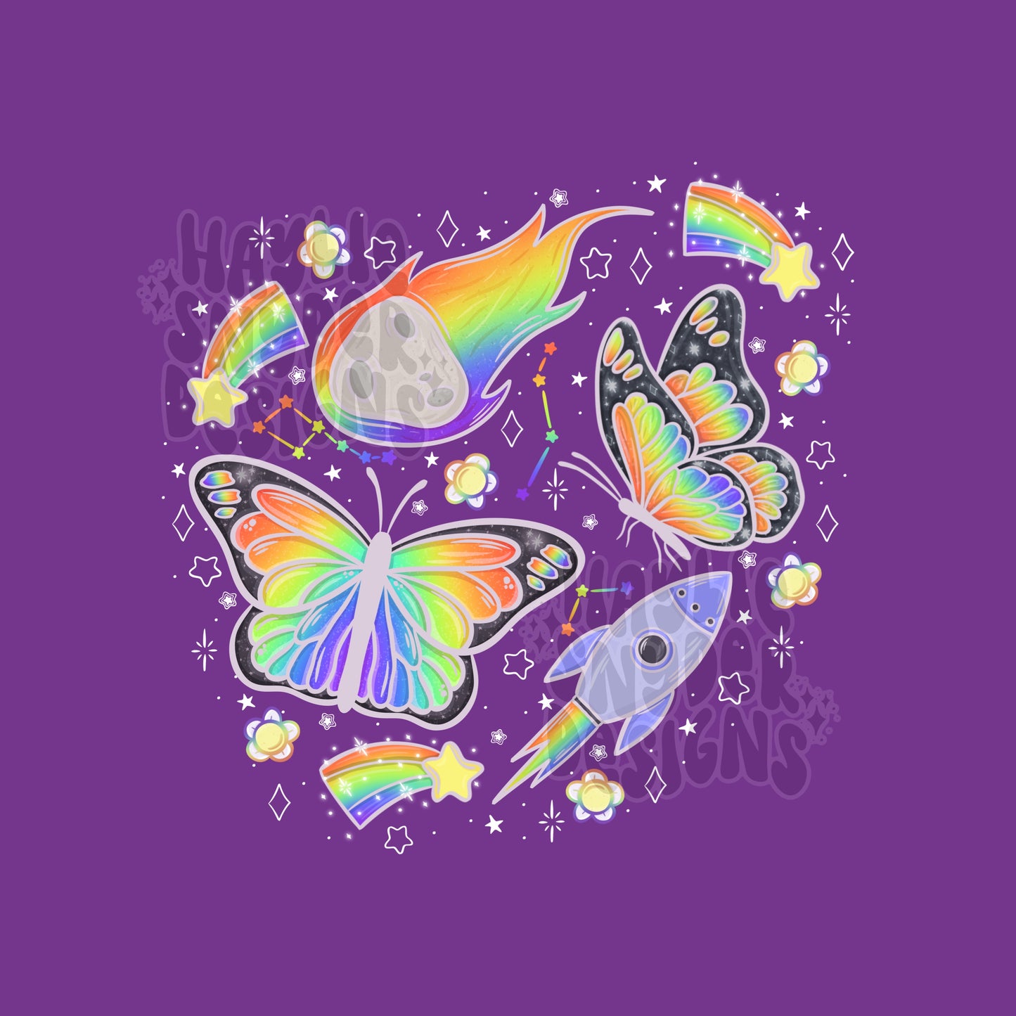 Rainbow Space PNG