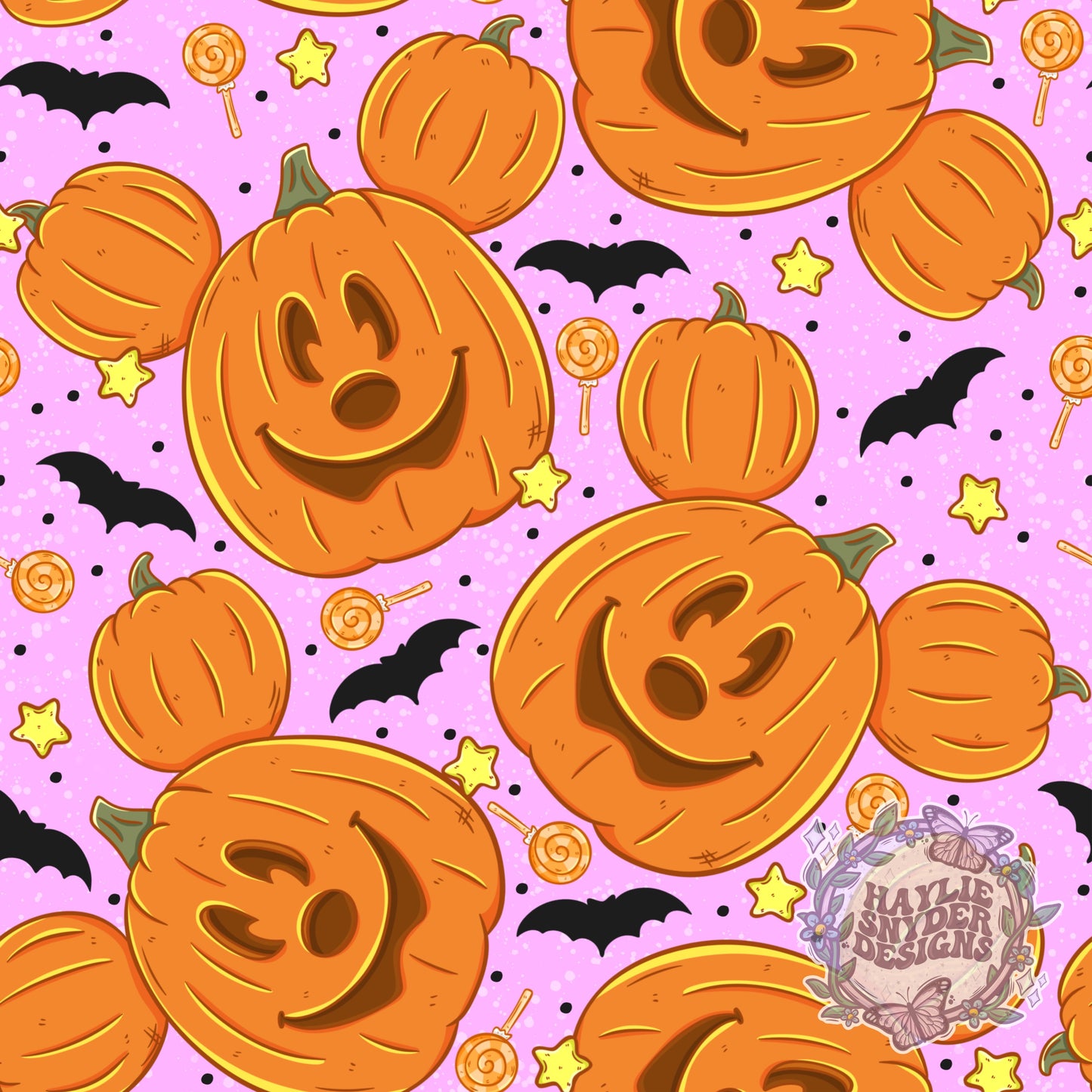 Mouse Pumpkin Halloween Purple