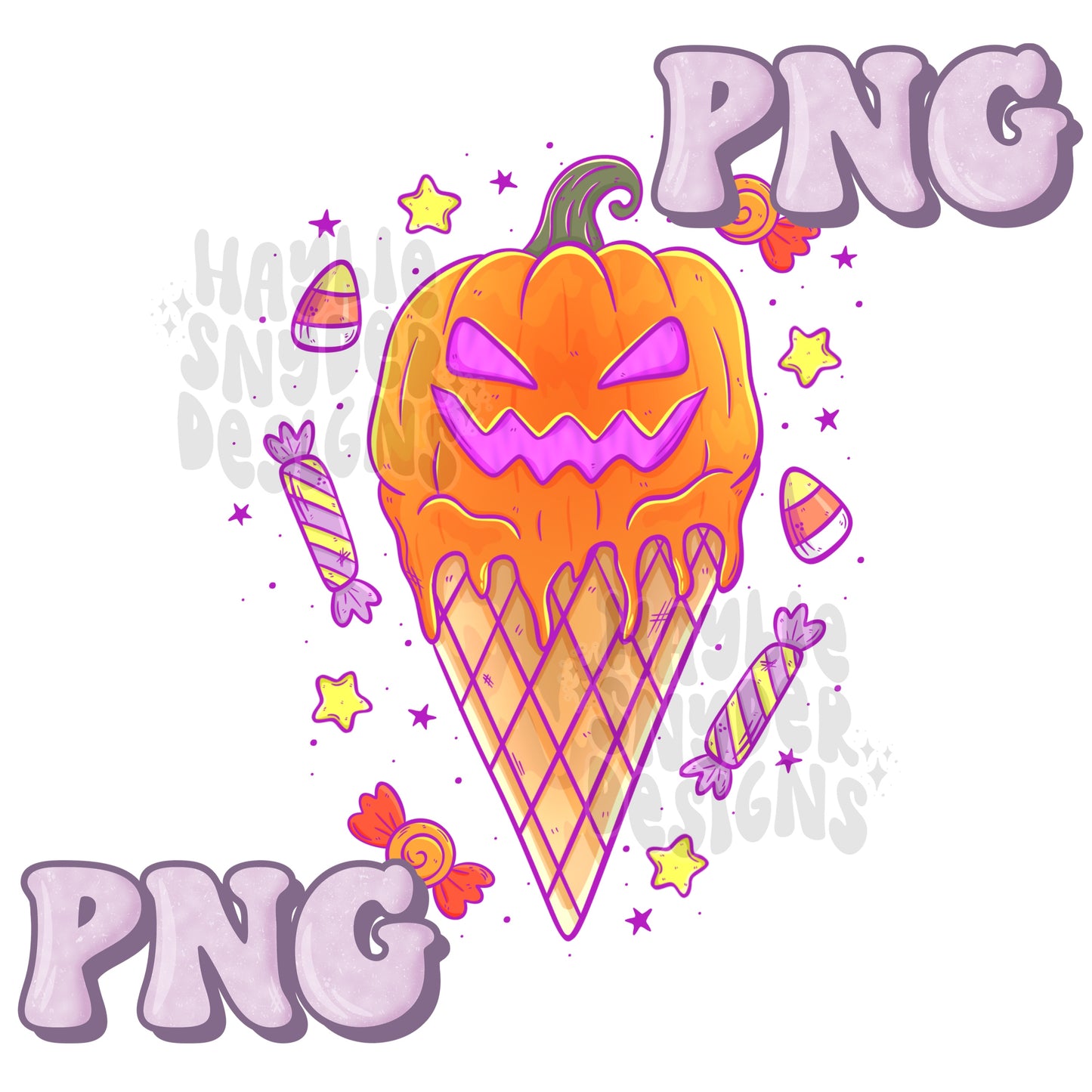Pumpkin Cones PNG