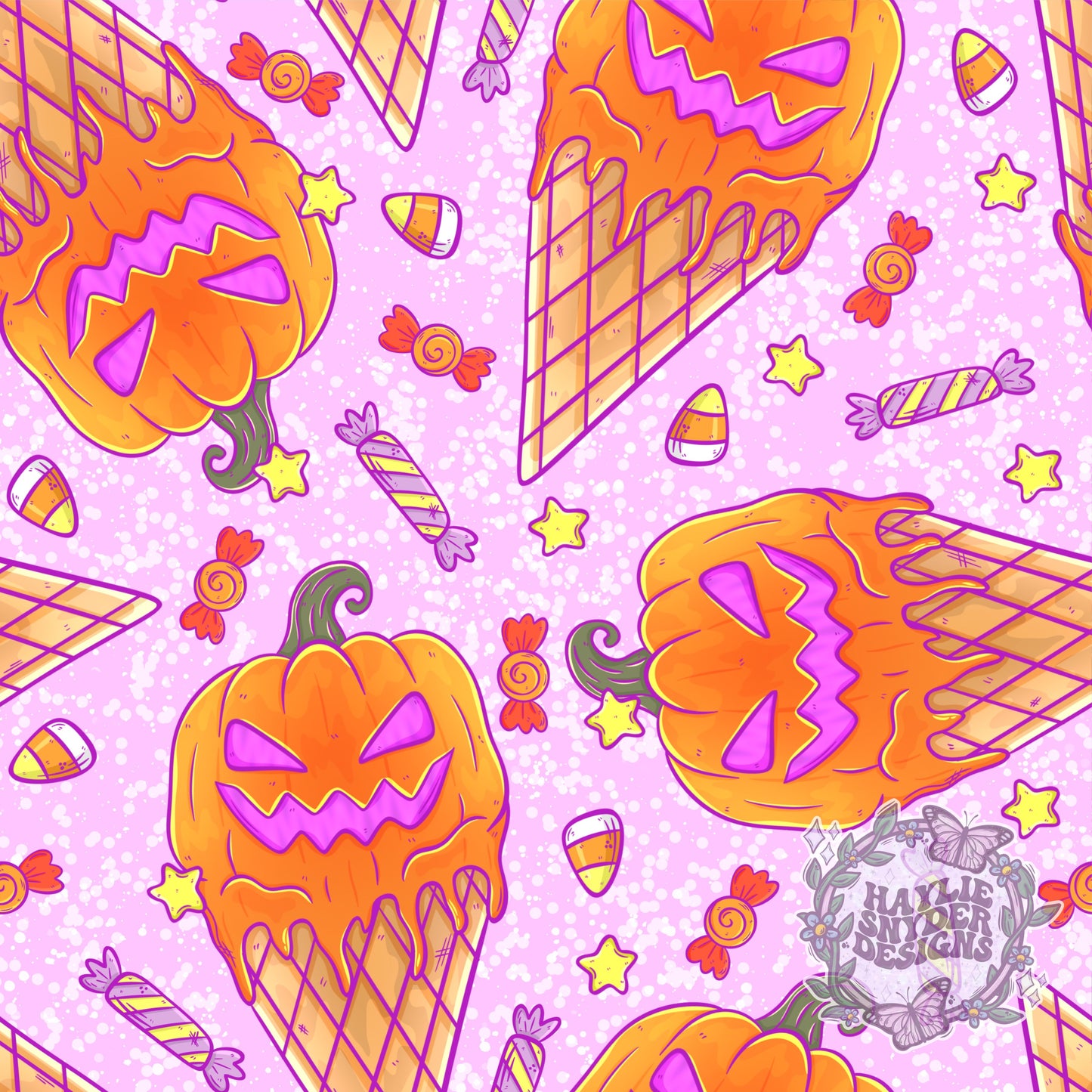 Pumpkin Cones Purple