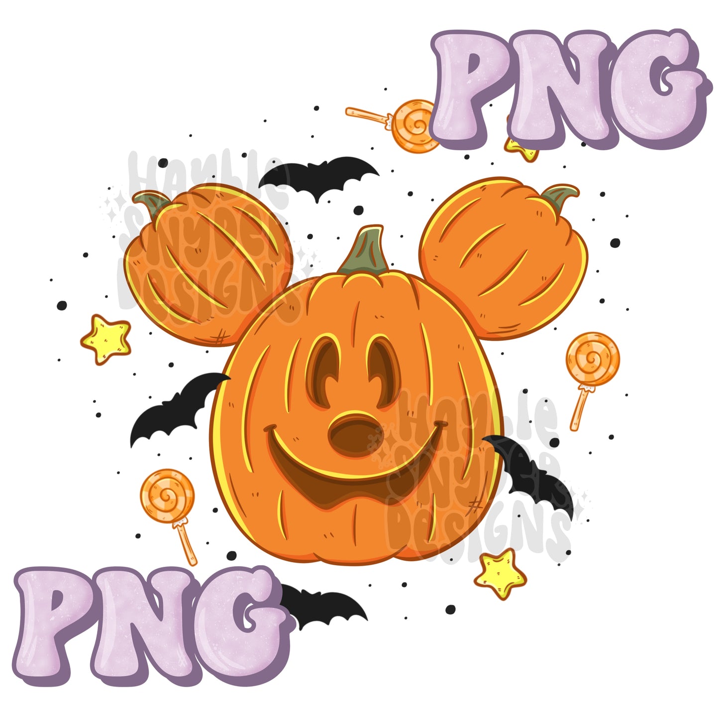 Mouse Pumpkin Halloween PNG